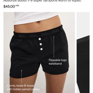 Knix Black Women's Boxer Briefs